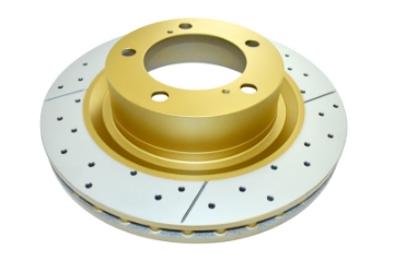 Picture of DBA 08-21 Lexus LX570 Front Drilled & Slotted Street Series Rotor