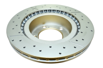 Picture of DBA 08-21 Lexus LX570 Front Drilled & Slotted Street Series Rotor
