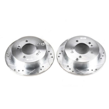 Picture of Power Stop 06-10 Hyundai Sonata Rear Evolution Drilled & Slotted Rotors - Pair