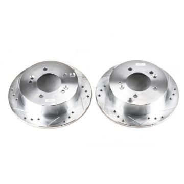 Picture of Power Stop 06-10 Hyundai Sonata Rear Evolution Drilled & Slotted Rotors - Pair