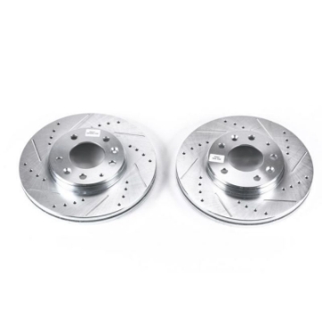 Picture of Power Stop 03-05 Mazda 6 Front Evolution Drilled & Slotted Rotors - Pair