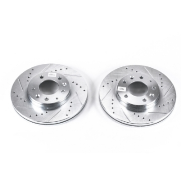 Picture of Power Stop 03-05 Mazda 6 Front Evolution Drilled & Slotted Rotors - Pair