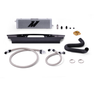 Picture of Mishimoto 2015+ Ford Mustang GT Thermostatic Oil Cooler Kit - Silver