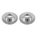 Picture of Power Stop 03-05 Land Rover Range Rover Front Evolution Drilled & Slotted Rotors - Pair