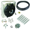 Picture of BD Diesel Xtrude Double Stacked Transmission Cooler Kit - Universal 1-2in Tubing