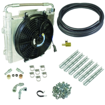 Picture of BD Diesel Xtrude Double Stacked Transmission Cooler Kit - Universal 1-2in Tubing