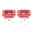 Picture of Power Stop 96-02 Toyota 4Runner Front Red Calipers w-o Brackets - Pair