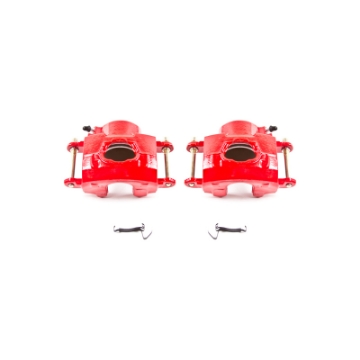 Picture of Power Stop 94-96 Chevrolet Impala Front Red Calipers w-o Brackets - Pair