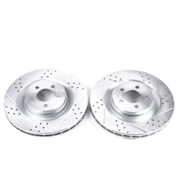 Picture of Power Stop 05-10 Chrysler 300 Front Evolution Drilled & Slotted Rotors - Pair