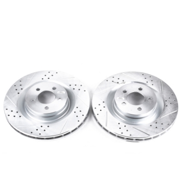 Picture of Power Stop 05-10 Chrysler 300 Front Evolution Drilled & Slotted Rotors - Pair