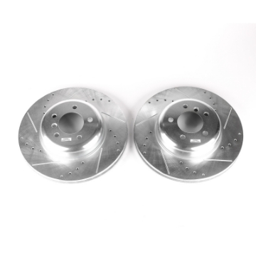 Picture of Power Stop 08-10 BMW 535i Front Evolution Drilled & Slotted Rotors - Pair