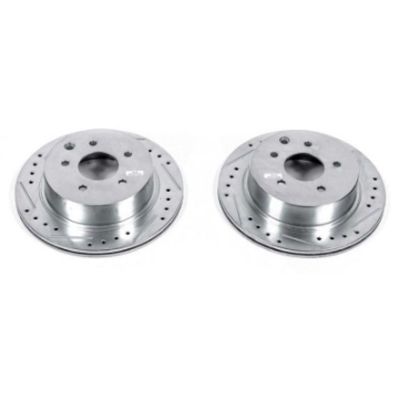 Picture of Power Stop 93-97 Infiniti J30 Rear Evolution Drilled & Slotted Rotors - Pair