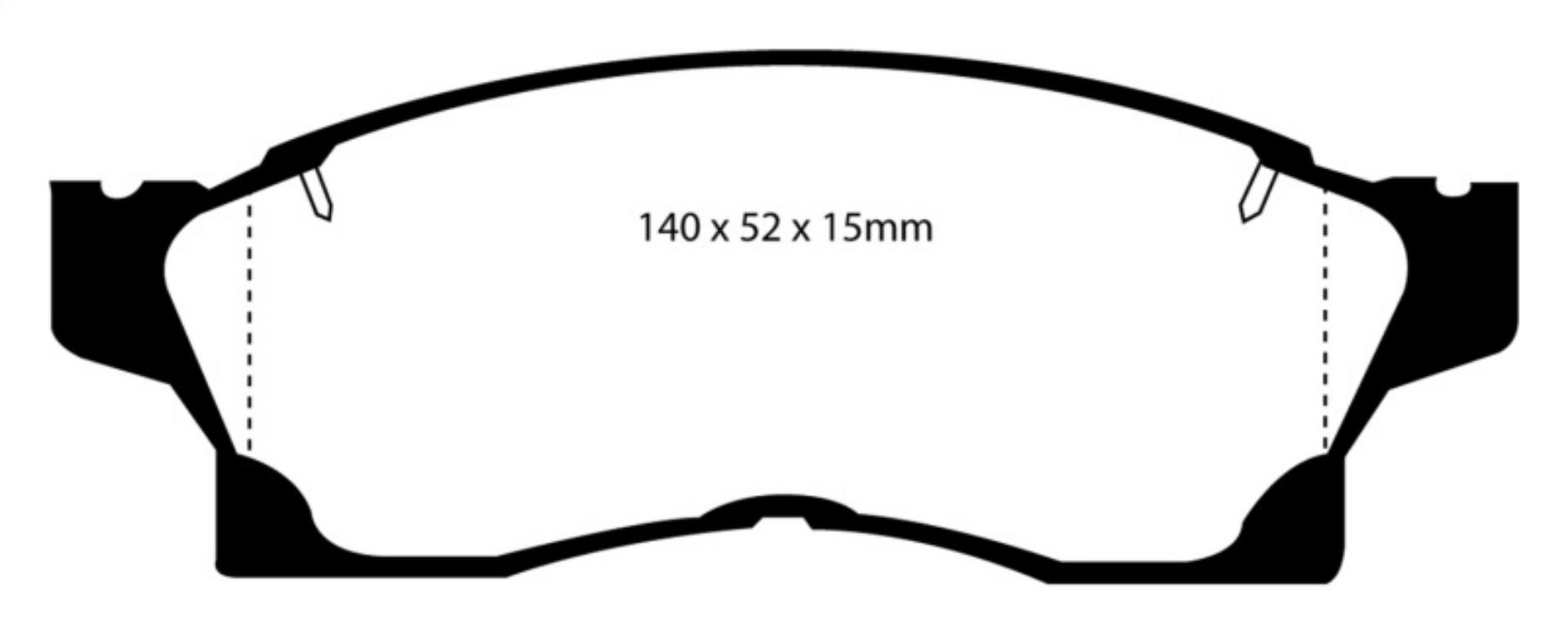 Picture of EBC 91-92 Toyota MR2 2-0 Turbo Yellowstuff Front Brake Pads