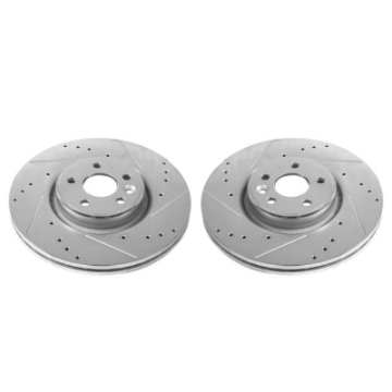 Picture of Power Stop 12-18 Volvo S60 Front Evolution Drilled & Slotted Rotors - Pair