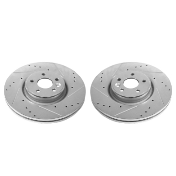 Picture of Power Stop 12-18 Volvo S60 Front Evolution Drilled & Slotted Rotors - Pair