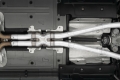 Picture of MBRP 15-16 Dodge Challenger 5-7L HEMI SS 3in Quad Split Rear Exit w- Carbon Fiber Tips - T304