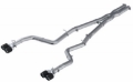 Picture of MBRP 15-16 Dodge Challenger 5-7L HEMI SS 3in Quad Split Rear Exit w- Carbon Fiber Tips - T304