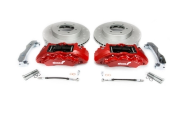Picture of Alcon 2016+ Toyota Tacoma w- 17in+ Wheels 352x30mm Rotors 6-Piston Calipers Front Brake Kit - Red