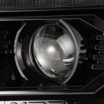 Picture of AlphaRex 12-15 Toyota Tacoma LUXX LED Projector Headlights Plank Style Alpha Black w-DRL