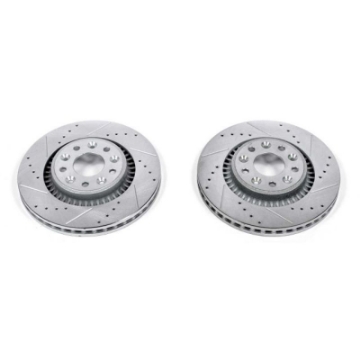 Picture of Power Stop 05-07 Ford Five Hundred Front Evolution Drilled & Slotted Rotors - Pair