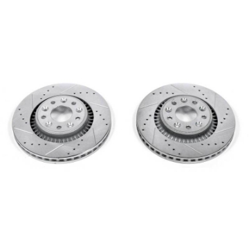 Picture of Power Stop 05-07 Ford Five Hundred Front Evolution Drilled & Slotted Rotors - Pair