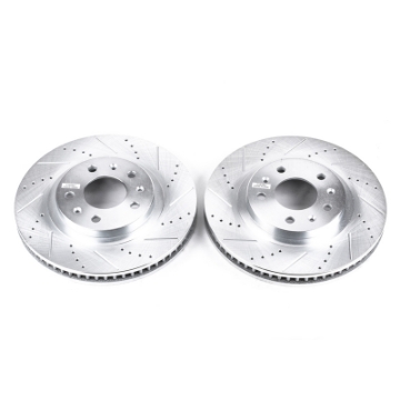 Picture of Power Stop 03-07 Cadillac CTS Front Evolution Drilled & Slotted Rotors - Pair