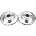 Picture of Power Stop 63-82 Chevrolet Corvette Front Evolution Drilled & Slotted Rotors - Pair