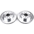 Picture of Power Stop 63-82 Chevrolet Corvette Front Evolution Drilled & Slotted Rotors - Pair
