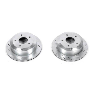 Picture of Power Stop 05-06 Pontiac GTO Rear Evolution Drilled & Slotted Rotors - Pair