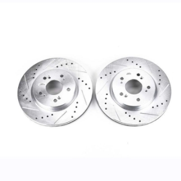 Picture of Power Stop 07-12 Acura RDX Front Evolution Drilled & Slotted Rotors - Pair