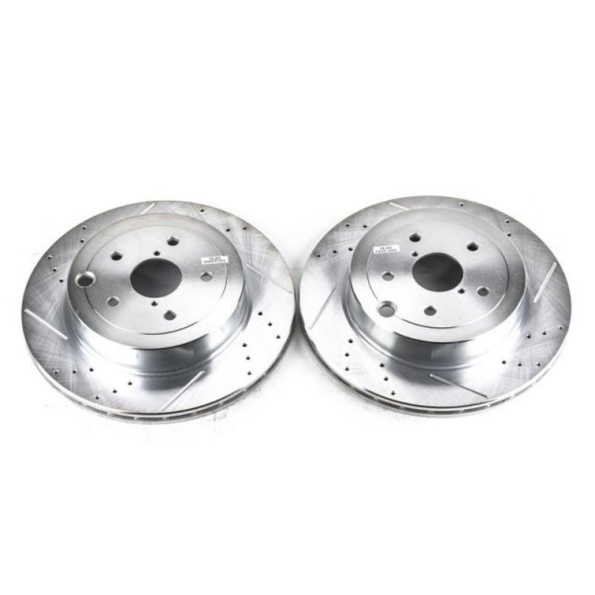 Picture of Power Stop 08-14 Subaru Impreza Rear Evolution Drilled & Slotted Rotors - Pair