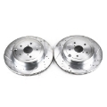 Picture of Power Stop 08-14 Subaru Impreza Rear Evolution Drilled & Slotted Rotors - Pair