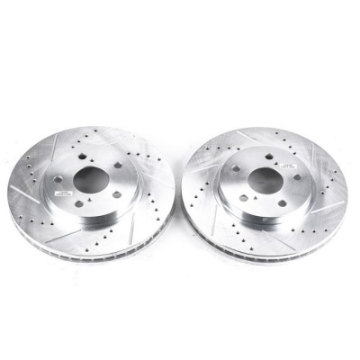 Picture of Power Stop 2002 Lexus ES300 Front Evolution Drilled & Slotted Rotors - Pair