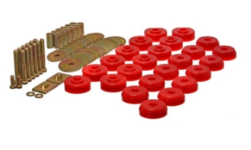 Picture of Energy Suspension Chevy 59-64 Belair-Biscayne-Caprice-Impala -59-63 El Camino Red Body Mount Set
