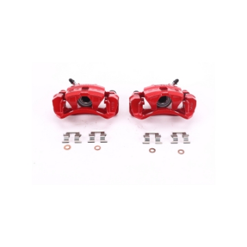 Picture of Power Stop 95-98 Subaru Impreza Rear Red Calipers w-Brackets - Pair