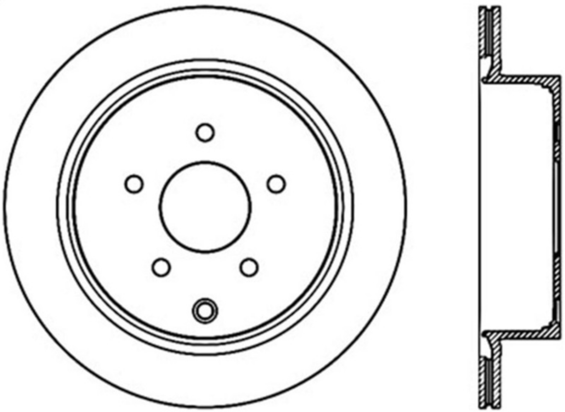 Picture of StopTech Power Slot 03-09 Infiniti FX35-FX45-Nissan Murano SportStop Cryo Slotted Rear Right Rotor