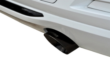 Picture of Corsa 2012-2017 BMW 335i Sedan RWD F30 3in Black Touring Dual Rear Single 3-5in Tip Cat-Back Exhaust