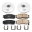 Picture of Power Stop 98-02 Mitsubishi Mirage Front Z17 Evolution Geomet Coated Brake Kit