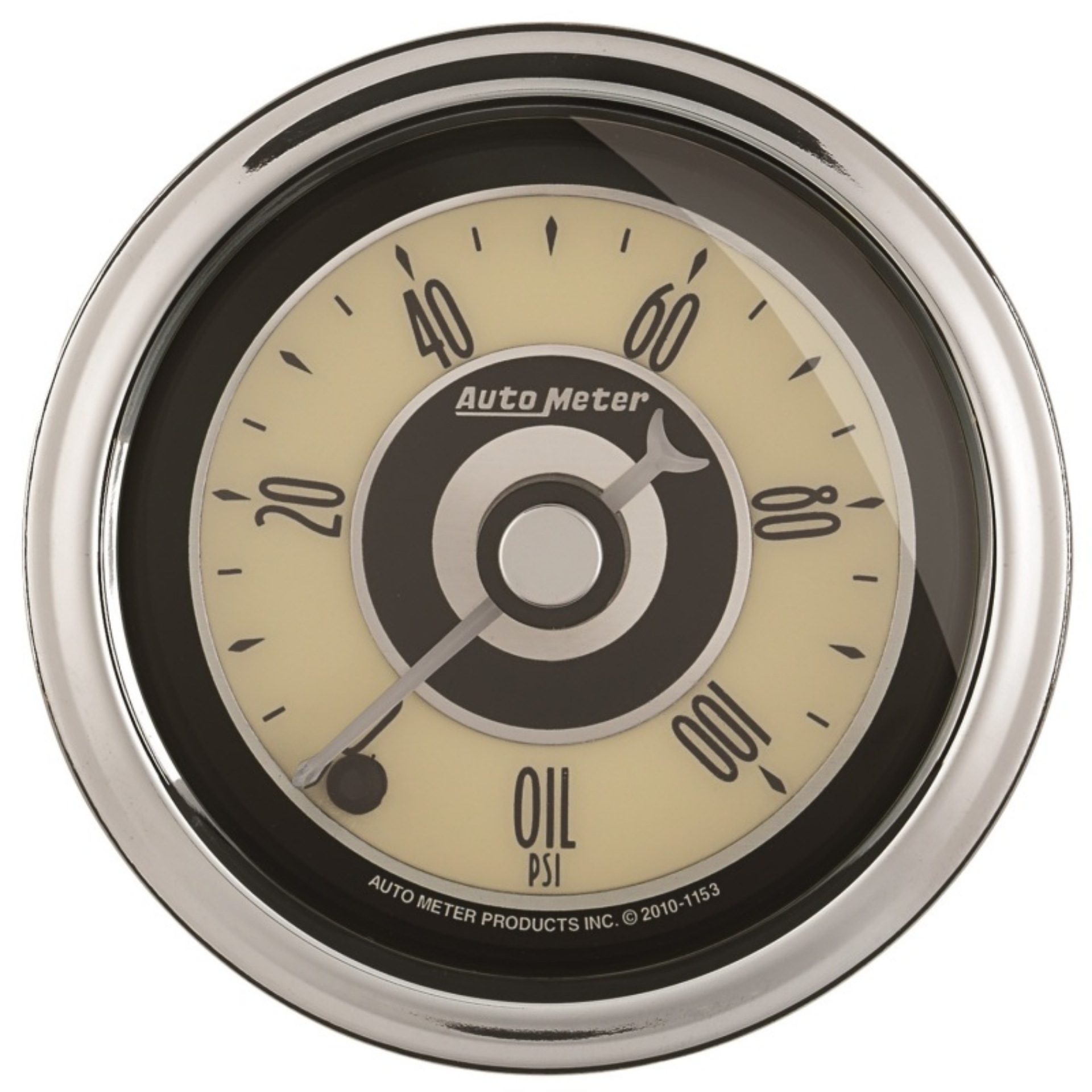 Picture of Autometer Cruiser Ad 2-1-16in Full Sweep Electric 0-100 PSI Oil Pressure Gauge