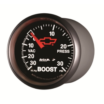 Picture of Autometer Sport-Comp II GM 52mm 30 PSI Mechanical Boost Vacuum Gauge