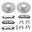 Picture of Power Stop 02-05 Ford Explorer Front Z36 Truck & Tow Brake Kit