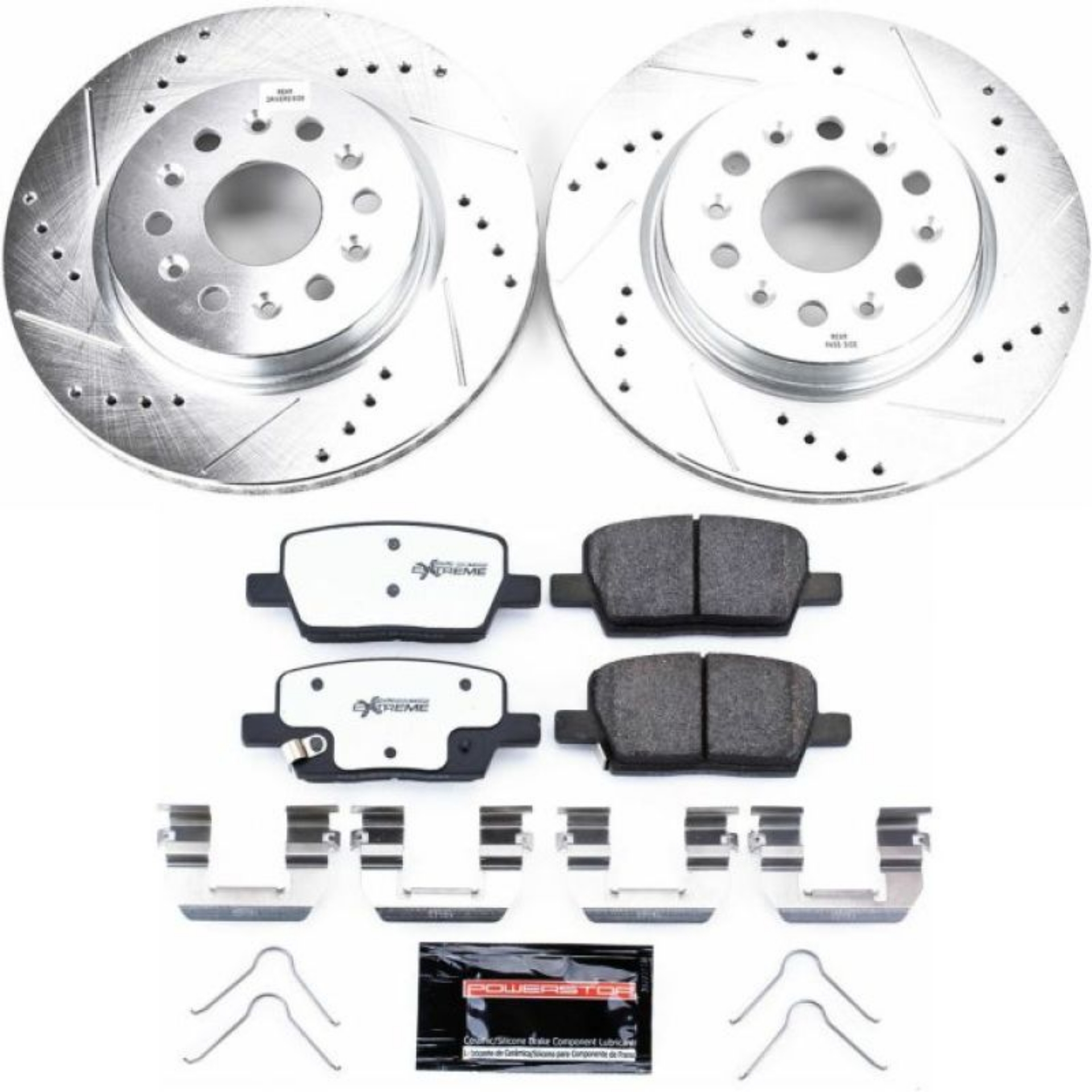 Picture of Power Stop 18-19 Buick Enclave Rear Z26 Street Warrior Brake Kit