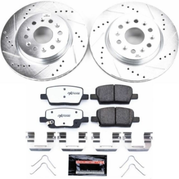 Picture of Power Stop 18-19 Buick Enclave Rear Z26 Street Warrior Brake Kit