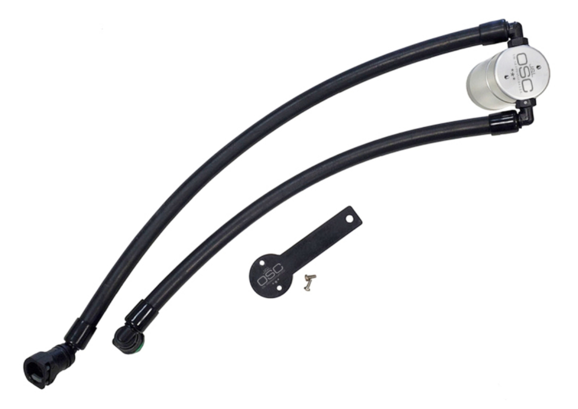Picture of J&L 2021-2024 Ram TRX 6-2L Supercharged Passenger Side Oil Separator 3-0 - Clear Anodized