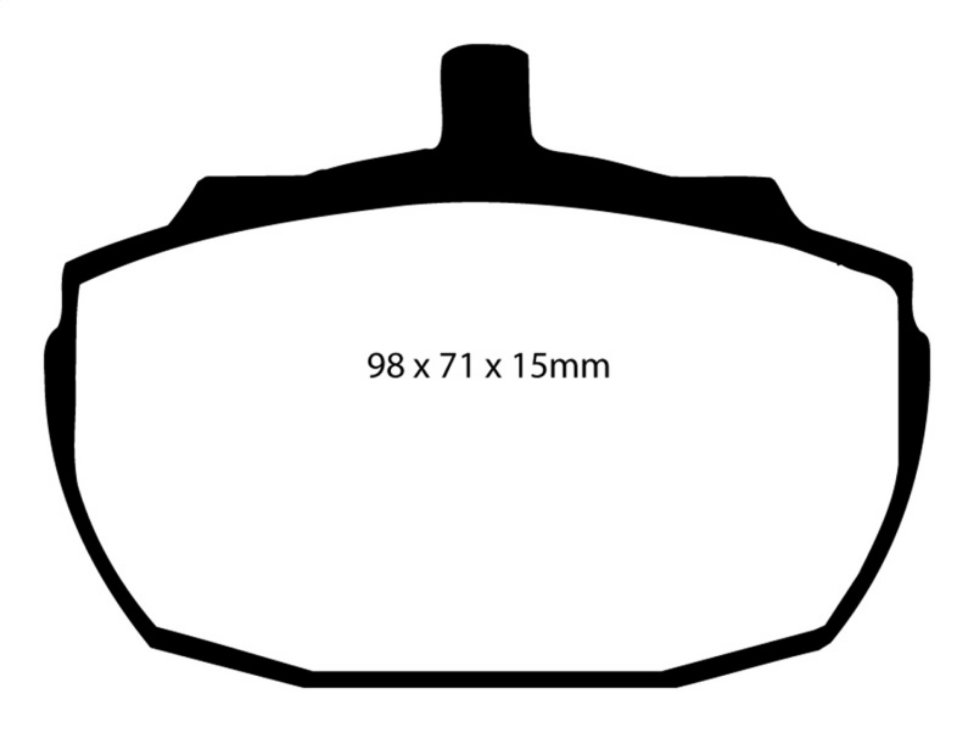 Picture of EBC 91-93 Morgan 4-4 1-6 Redstuff Front Brake Pads