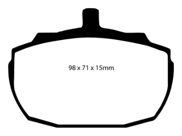 Picture of EBC 91-93 Morgan 4-4 1-6 Redstuff Front Brake Pads