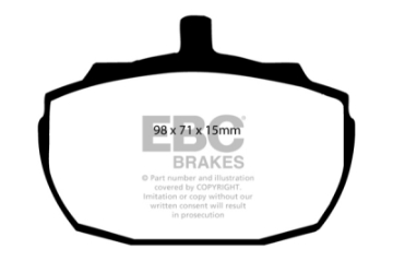Picture of EBC 91-93 Morgan 4-4 1-6 Redstuff Front Brake Pads