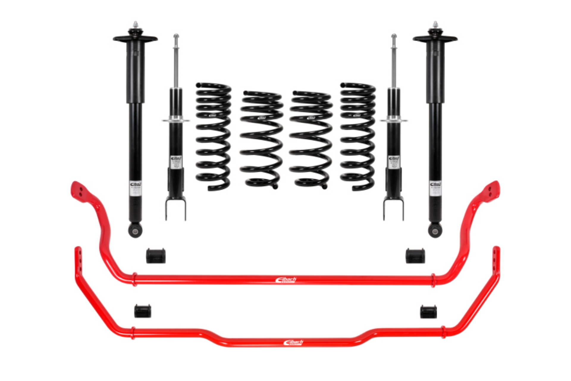 Picture of Eibach Pro-System-Plus Kit for 79-93 Ford Mustang-Cobra-Coupe FOX - 79-93 Mustang Coupe FOX V8 Exc