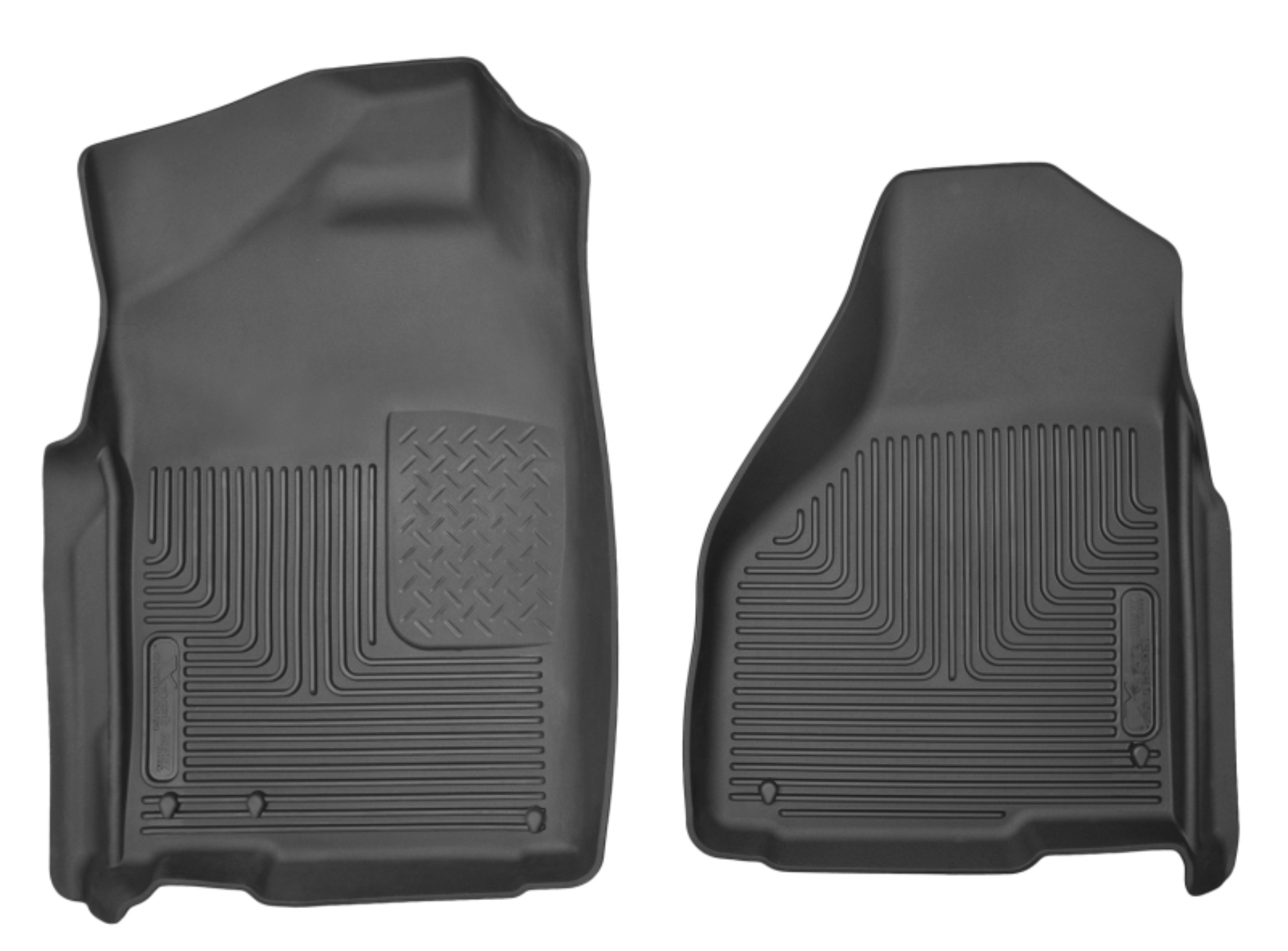 Picture of Husky Liners 09-14 Dodge Ram-Ram Quad Cab X-Act Contour Black Front Floor Liners