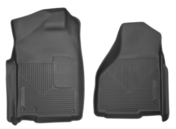 Picture of Husky Liners 09-14 Dodge Ram-Ram Quad Cab X-Act Contour Black Front Floor Liners